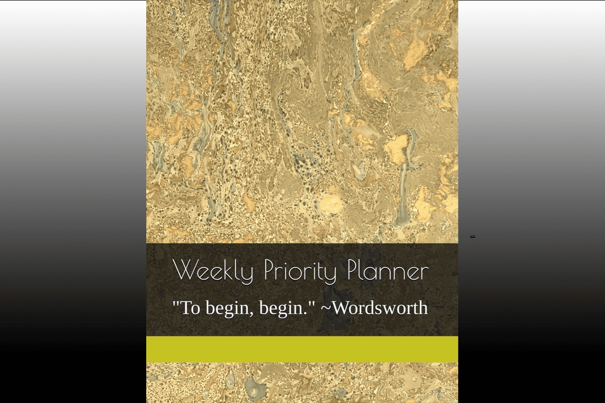 Weekly Priority Planner - Gold Cover