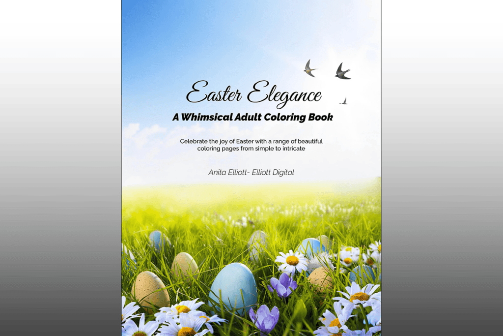 Easter Elegance Adult Coloring Book from Beaver Lake Books
